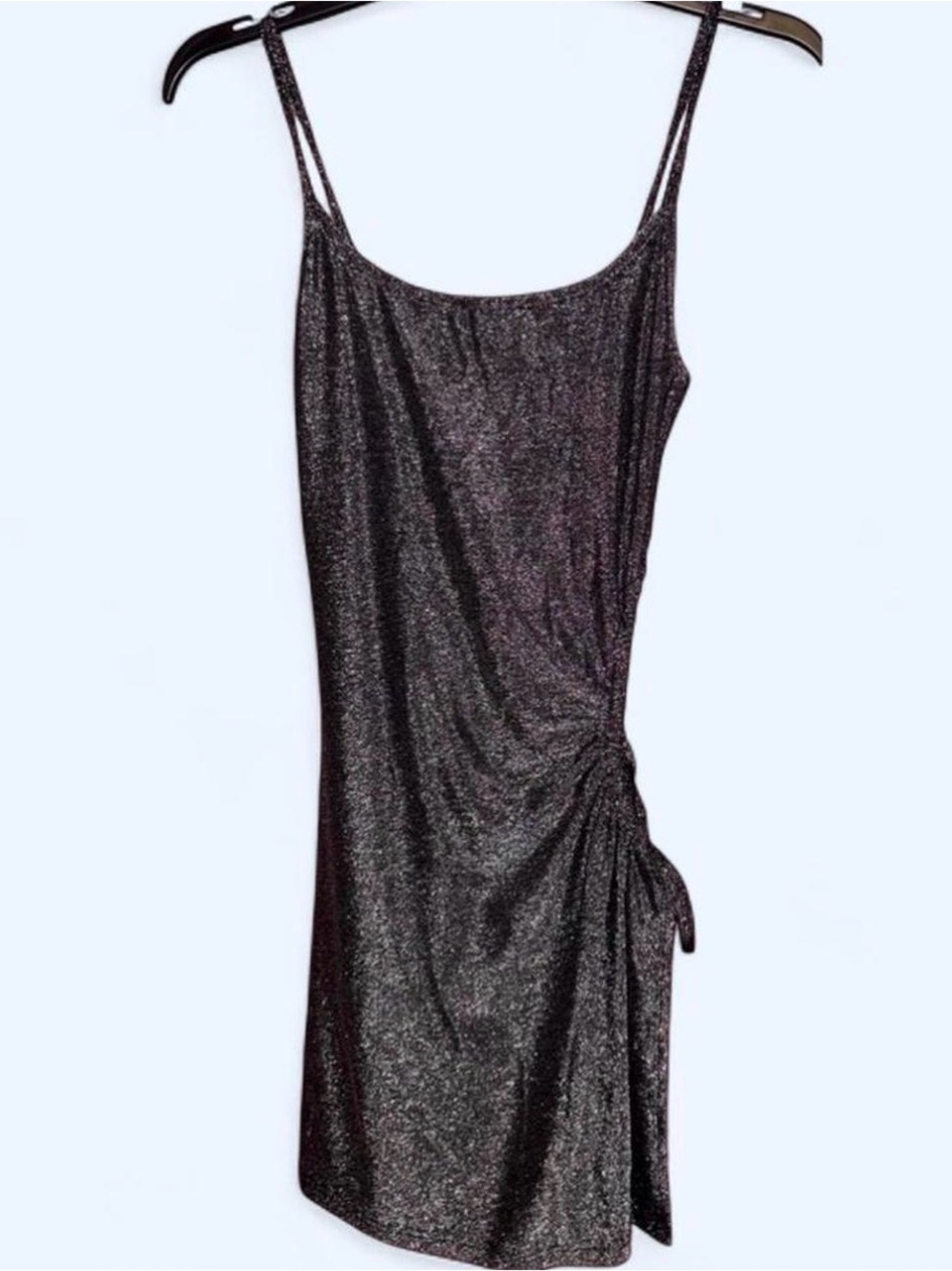 Shimmering Black Sleeveless Dress